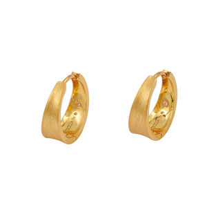 质感超好！赛赛莉安高级感小众设计耳圈无耳洞耳夹通勤气质耳环女