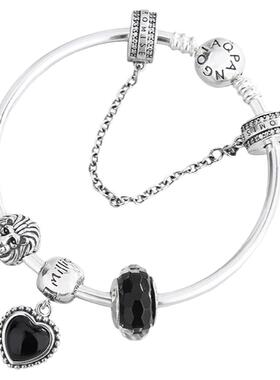 潘家银手镯纯银小众设计女生礼物