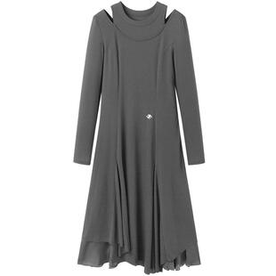 太平鸟prince联名2025年款不规则连衣裙A3FAE4227*