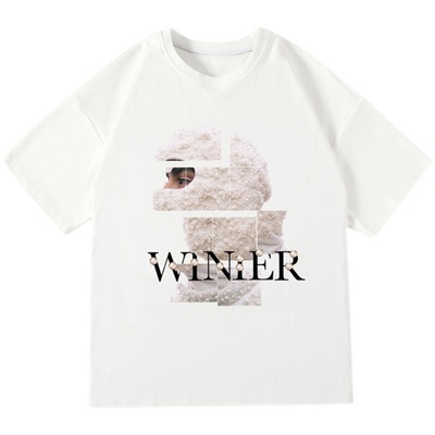 HTCU珍珠面具人像印花T恤