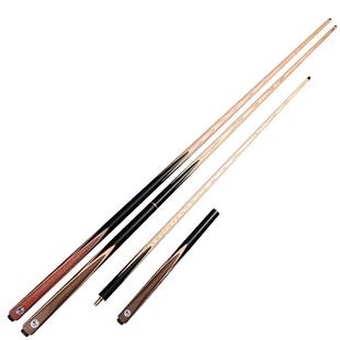 加重台球杆小头中8台球杆通杆中式八球桌球杆高级套装波茨会员杆