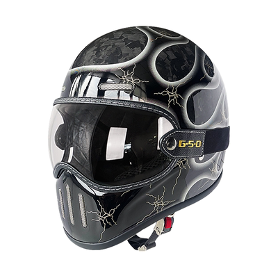 GSD复古哈雷巡航摩托全盔小壳体