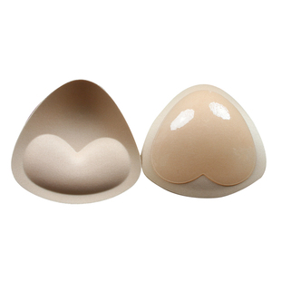 加厚比基尼胸垫自粘泳衣三角形聚拢显大深V礼服吊带内衣插片垫片