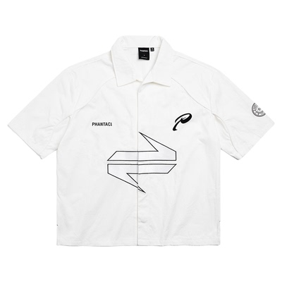 PHANTACI范特西潮牌短袖衬衫男