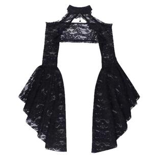 Gothic黑色朋克PU皮吊带背心女摇滚打歌服y2k热辣性感皮上衣