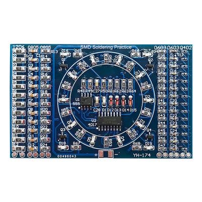 贴片旋转流水diy套件smt练习板