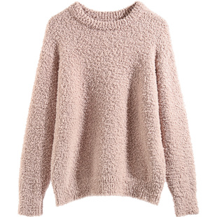 STW绒绒睡衣女长袖情侣圆领上衣加绒加厚可外穿秋冬保暖男家居服