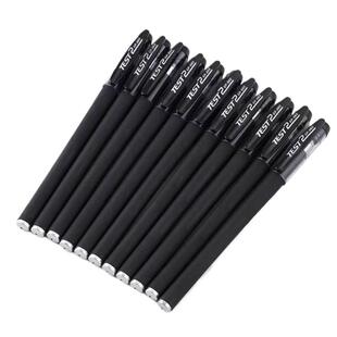 中性笔不断墨笔芯大容量全针管学生用圆珠笔办公用品中性笔签字笔