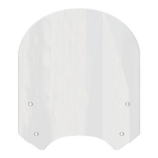 适用于摩托车豪爵TR300旅行版前挡风玻璃专用加高透明风挡改装件