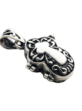 复古吊坠925纯银女嘎乌盒可打开