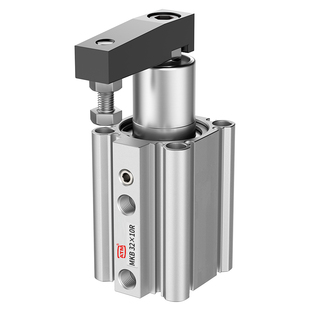 气动旋转下压气缸QCK转角90度回转夹紧MKB16/20/25/32/40/63-50LR