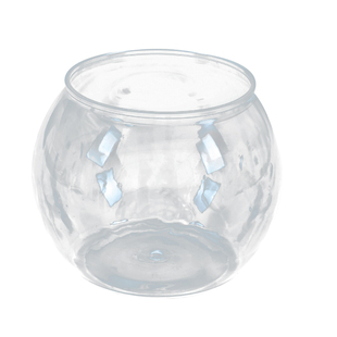 2个装透明球型花瓶 金鱼缸水培绿植塑料容器桌面简约时尚花盆大号