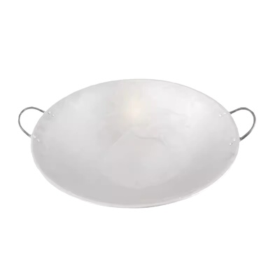 龙虾锅老式双耳铝炒锅圆底加厚