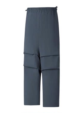 Skechers/斯凯奇正品春秋款女士口袋抽绳休闲梭织长裤P225W299