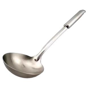 食品级不锈钢汤勺家用大汤勺大号盛汤粥勺饭勺大勺子长柄汤勺子