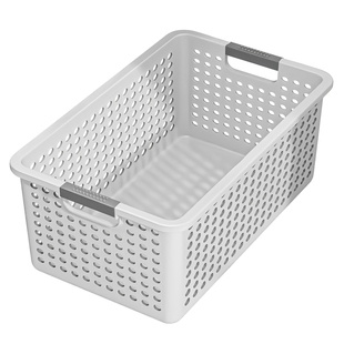 佳帮手桌面收纳箱厨房收纳盒杂物收纳筐家用玩具整理筐塑料置物篮