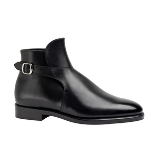 Mattina Chopin经典真皮复古平跟皮底手工固特异博物馆皮女短马靴