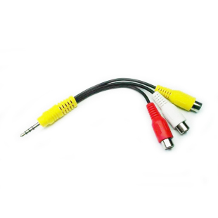 海信电视原装一分三音视频转接头三合一分量 视频线 一分二音频线