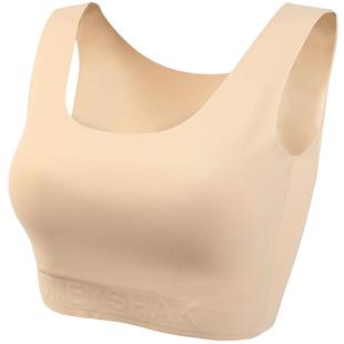 无痕套头乳胶束胸内衣大胸显小防下垂塑胸裹胸cos学生运动内衣女