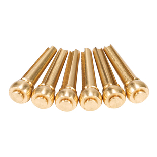 沃声乐器 黄铜民谣吉他弦钉木吉他固弦锥琴锥固弦钉弦柱吉他钉子