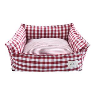 狗窝小型犬全可拆洗夏天凉席四季通用宠物小狗垫子小型犬狗床猫窝