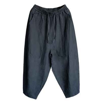 宽松休闲裤慕刻九分裤九分阔腿裤