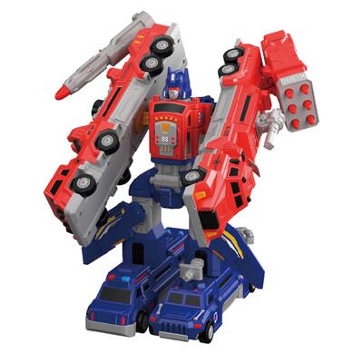 儿童变形机甲积木拼装模型金刚