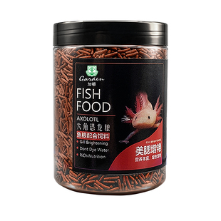 网红六角恐龙鱼蝾螈饲料金鱼娃娃鱼仿虫鱼食上浮颗粒高蛋白红鱼粮