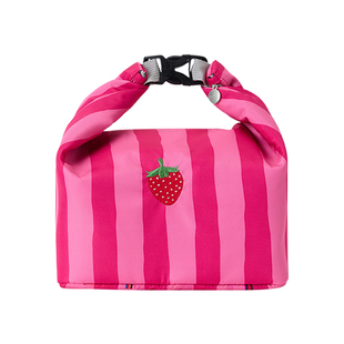 高颜值卷卷便当手提包饭盒保温便捷外出大容量防水餐包耐脏午餐袋