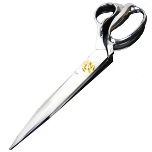 德国12寸全钢裁缝剪刀不锈钢裁缝剪缝纫剪锋利剪刀裁布剪服装剪刀