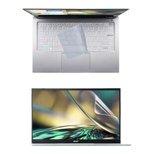 2022宏基非凡S3笔记本键盘膜SF314-512防尘垫按键套14寸电脑屏幕保护膜12代i5全覆盖防蓝光钢化屏幕膜配件