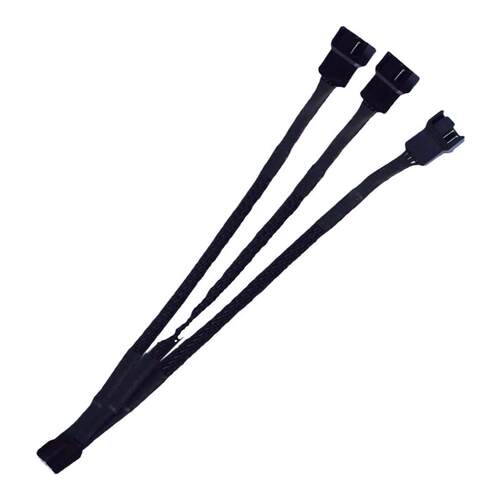 主板机箱风扇延长线小4pin转接线一分三PWM延长线分线器1分2白色