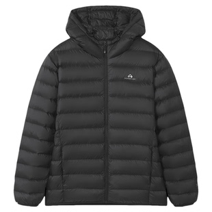 拓路者轻薄羽绒服男秋冬户外连帽保暖90鸭绒排骨内胆短款羽绒外套