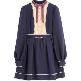 [季末优惠][礼物]华伦天奴VALENTINO女士 CREPE COUTURE 连衣裙