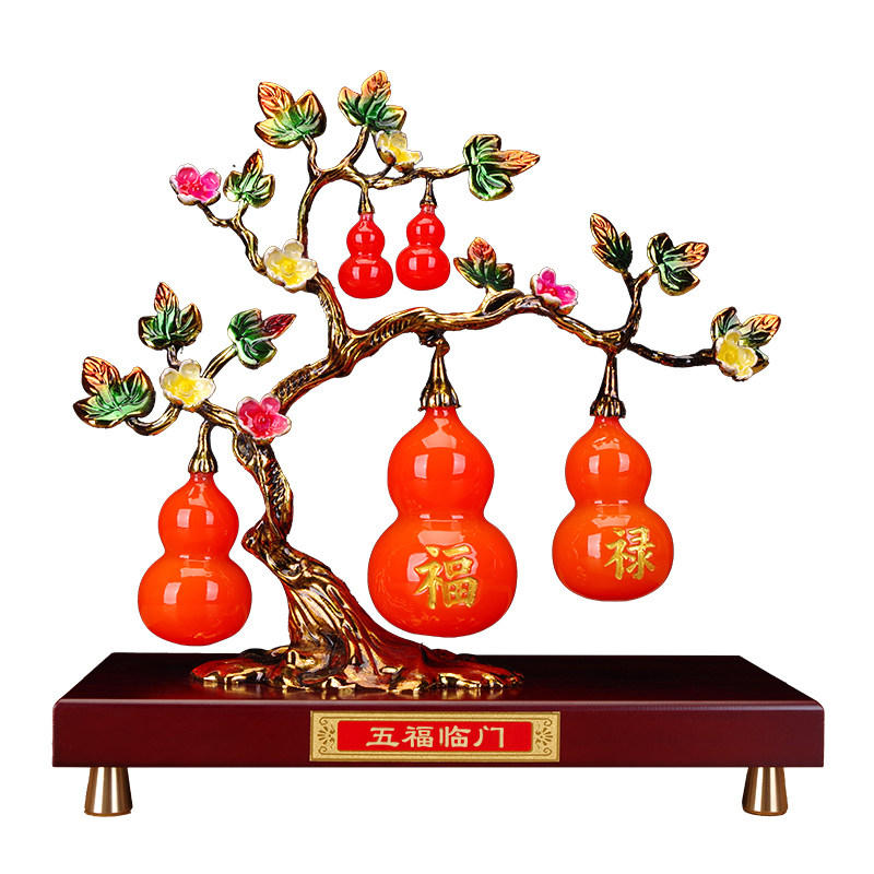 五福临门葫芦摆件开业乔迁礼品