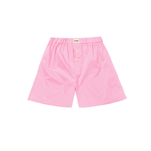 Fysea多色时髦居家长绒棉Boxer Short家居服睡衣短裤女睡裤外穿夏