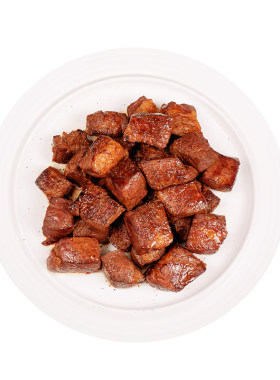 生煎牛肉粒220g雪花厚切生鲜牛肉
