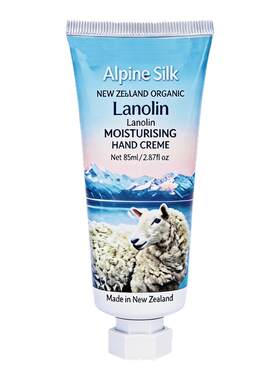【官旗】alpine silk新西兰有机绵羊油护手霜85ml滋润保湿不油腻