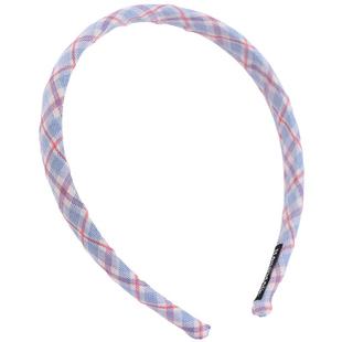 儿童细款彩色格子发箍小女孩森系仙美头箍女童夏季不勒头发捆头饰