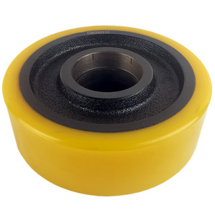 电动液压叉车轮平衡轮子搬运地牛堆高车配件承重轮辅助驱动轮PU轮