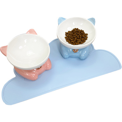 猫咪宠物用餐垫硅胶材质防脏防水