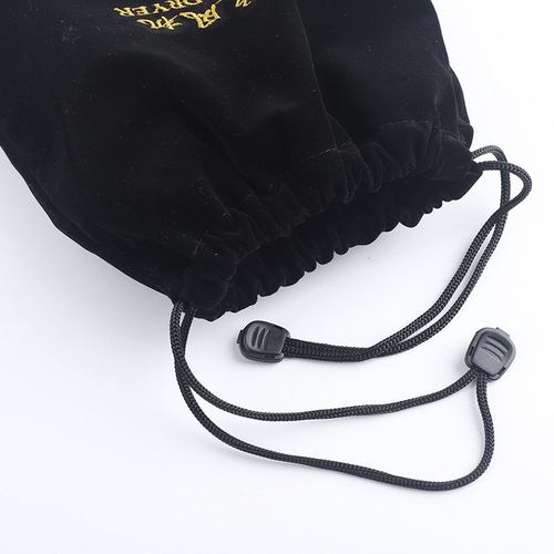 酒店吹风机绒布收纳袋民宿客栈袋束绳家用防尘口袋抽吹风机电吹风