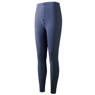 爱舒肤加厚腈纶发热纤维+山羊绒保暖裤男士内穿秋裤线裤毛裤冬季