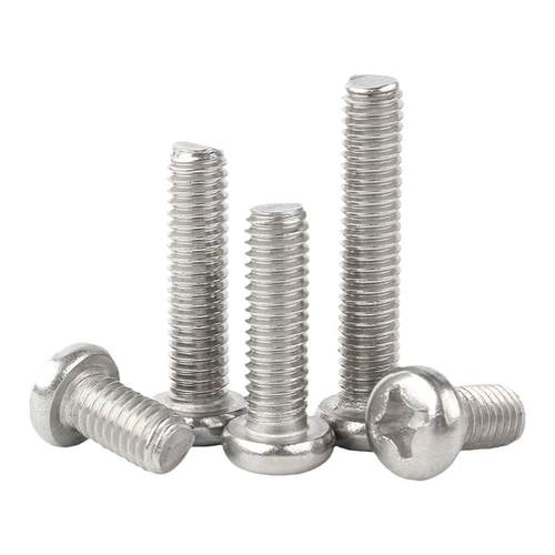 304不锈钢加长十字圆头螺钉盘头螺栓特长200mm螺丝钉M2M3M4M5M6M8