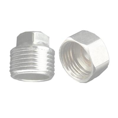 4分不锈钢堵头堵帽内丝外丝四分六分水管堵头闷头管堵管帽加厚