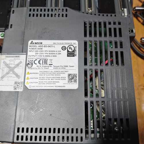 议价400wB3伺服电机ASD-B3-0421-L，电机EC适用