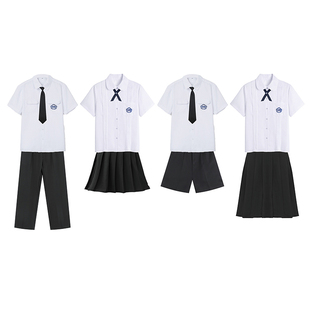 台湾校服附中白衬衫演出服中小学班班有歌声大合唱班服毕业季服