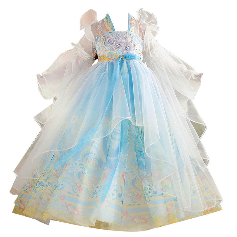 小女孩荷花仙子花神汉服系列