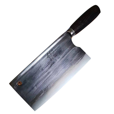 轴承钢手工锻打厚背刀斩切两用刀