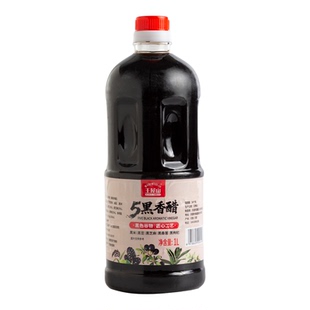 王屋山五黑香醋0蔗糖黑米黑豆黑芝麻黑桑葚黑枸杞酿造健康轻食醋